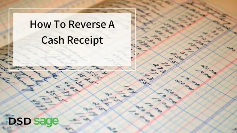 How To Reverse A Cash Receipt