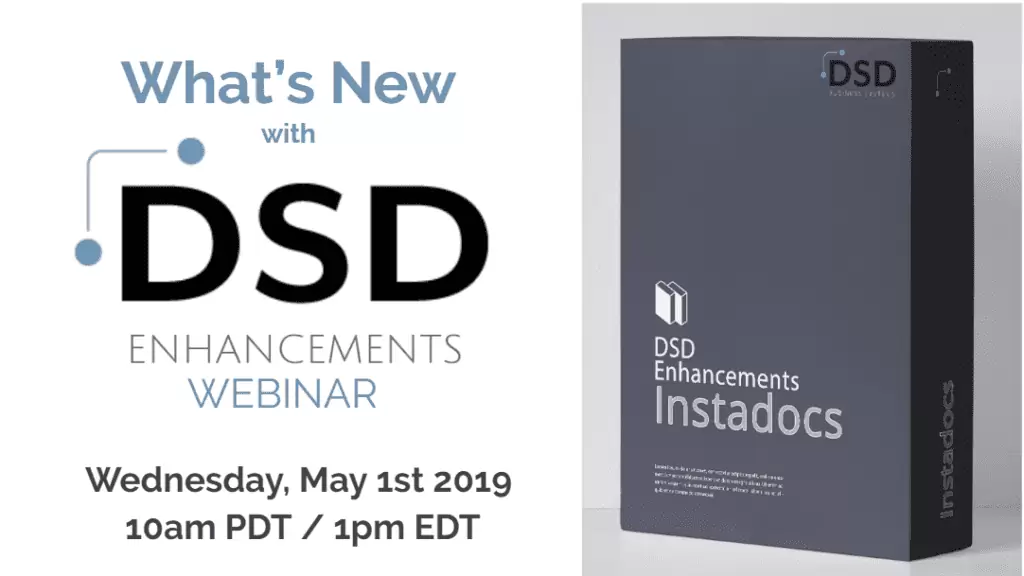 DSD Enhancements Whats New Webinar on Instadocs