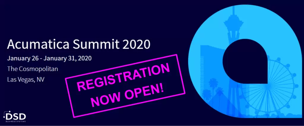 Acumatica Summit 2020 will be held January 26 - January 31, 2020 at the The Cosmopolitan in Las Vegas, NV - Register Today!