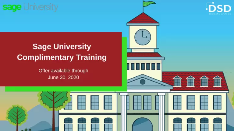 Sage University Complimentary Training