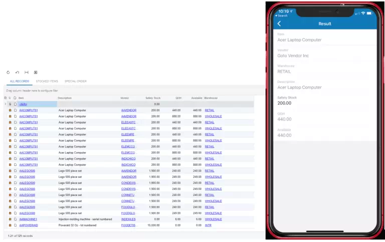 Acumatica Mobile Framework 2