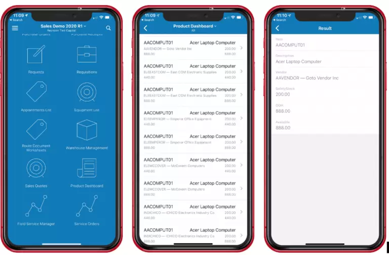 Acumatica Mobile Framework 7