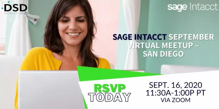 Sage Intacct September Virtual Meetup