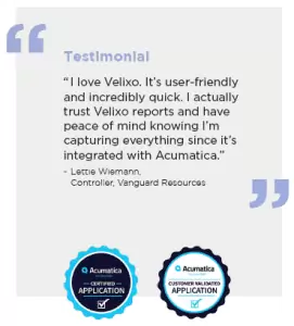 Velixo for Acumatica