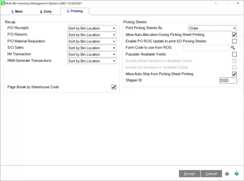 DSD Multi-Bin Auto Ship Enhancement