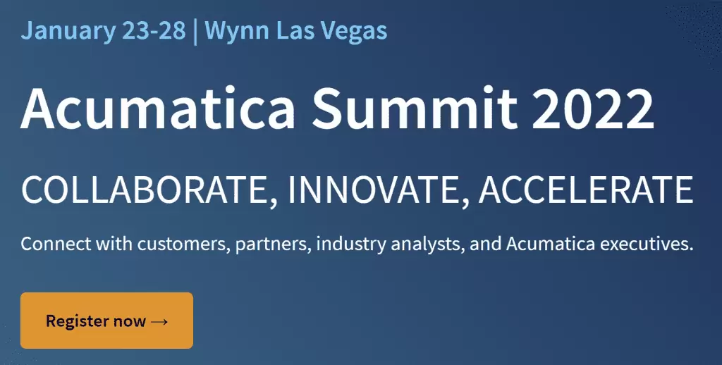 Acumatica Summit 2022