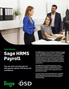 Sage HRMS Payroll Brochure