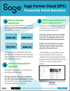 Sage Partner Cloud Hosting Brochure Page 1