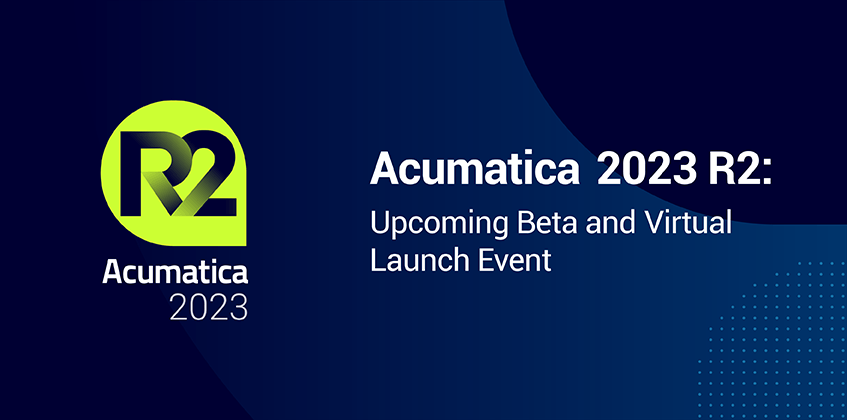 Acumatica 2023 R2