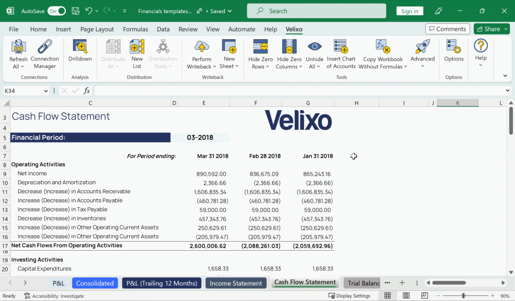 Velixo Smart refresh