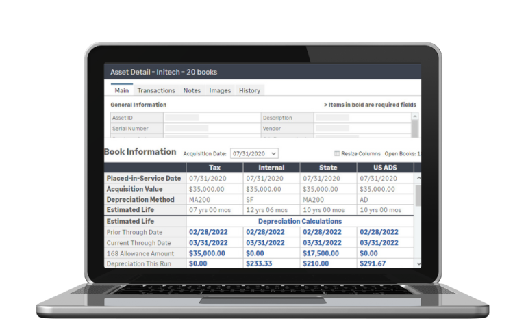 Sage Fixed Asset Modules