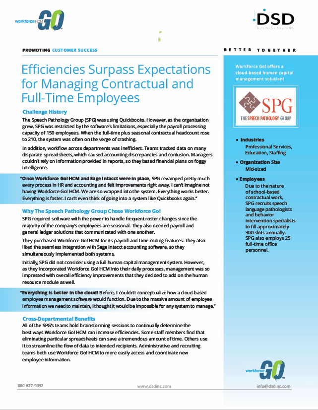 Workforce Go HCM Success Story