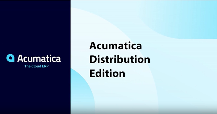 Acumatica Distribution Edition Product Tour