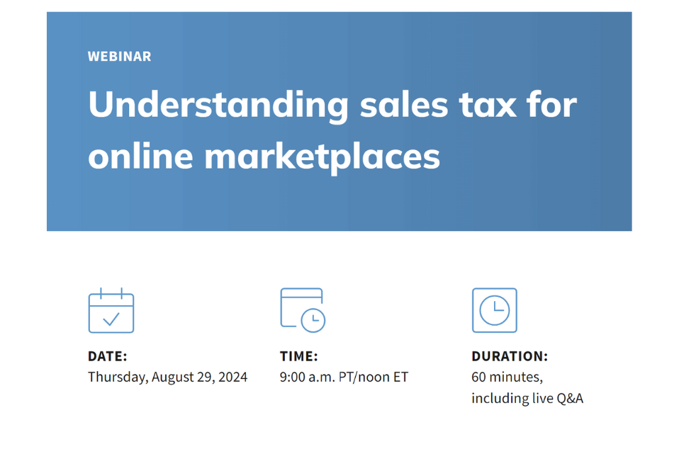 Understanding sales tax for online marketplaces