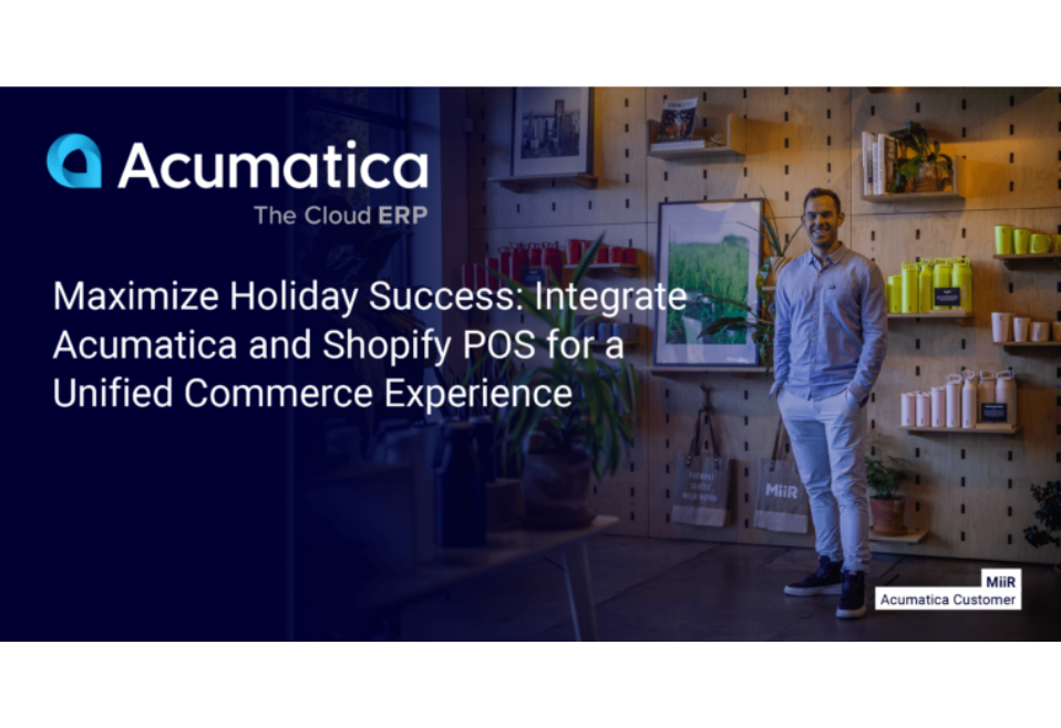 Maximize Holiday Success: Integrate Acumatica and Shopify POS for a Unified Commerce Experience