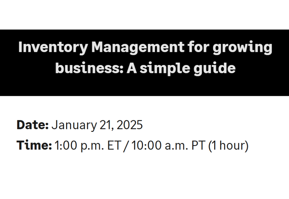 Inventory Management for growing business: A simple guide